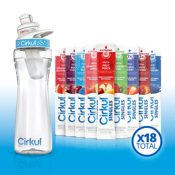 22oz. Plastic Bottle & GoSip® Black Cherry M0