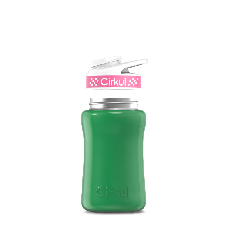 12oz. Stainless Steel Bottle & Comfort Grip Lid